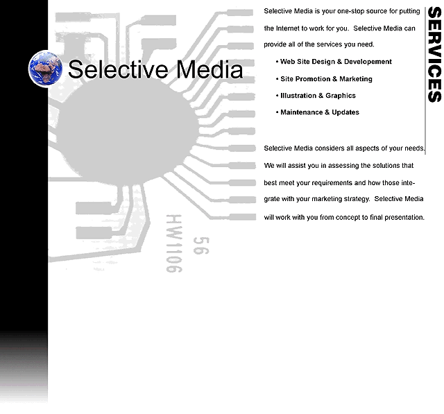 Selective Media Web Site Devlopement